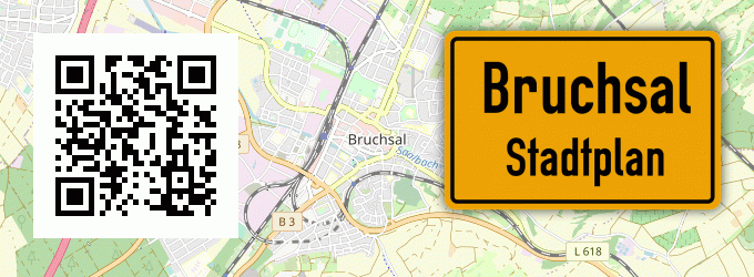 Stadtplan Bruchsal