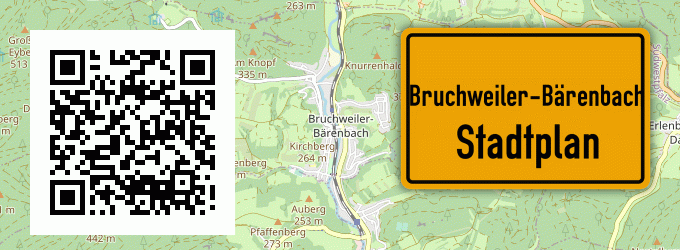 Stadtplan Bruchweiler-Bärenbach