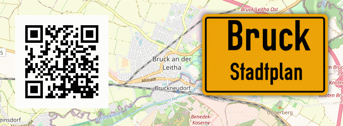 Stadtplan Bruck, Kreis Eggenfelden