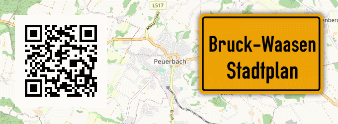 Stadtplan Bruck-Waasen