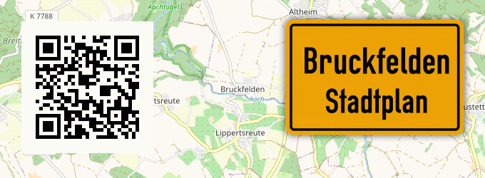 Stadtplan Bruckfelden