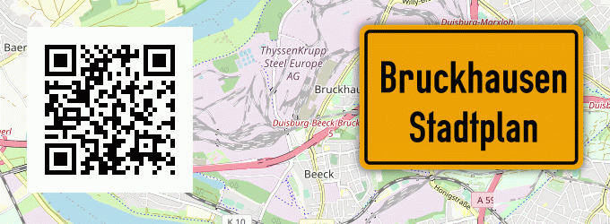 Stadtplan Bruckhausen
