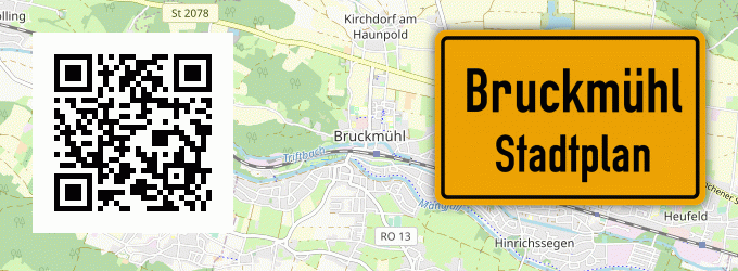 Stadtplan Bruckmühl