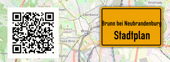 Stadtplan Brunn bei Neubrandenburg