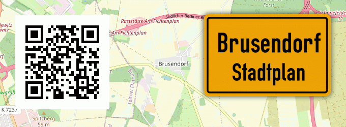 Stadtplan Brusendorf