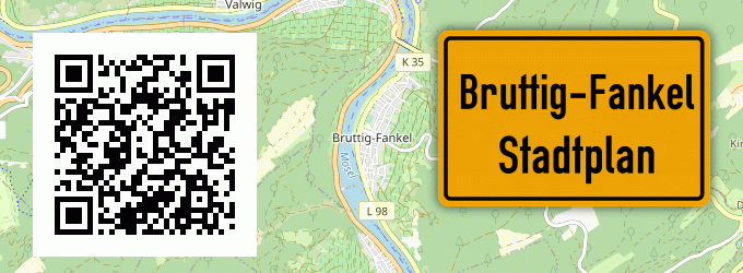 Stadtplan Bruttig-Fankel