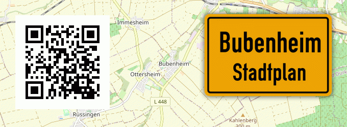 Stadtplan Bubenheim, Rheinhessen