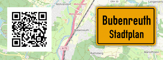Stadtplan Bubenreuth