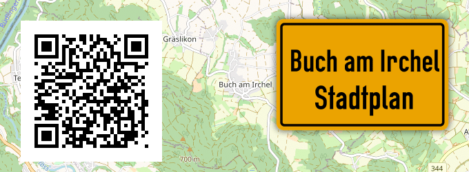 Stadtplan Buch am Irchel