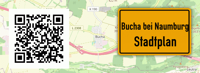 Stadtplan Bucha bei Naumburg