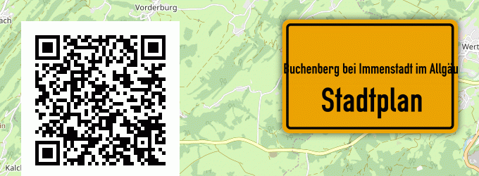 Stadtplan Buchenberg bei Immenstadt im Allgäu