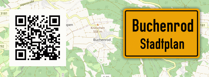 Stadtplan Buchenrod, Hessen