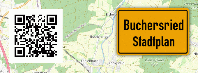 Stadtplan Buchersried