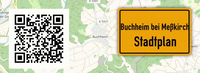 Stadtplan Buchheim bei Meßkirch