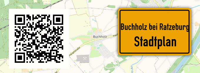 Stadtplan Buchholz bei Ratzeburg