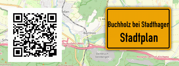 Stadtplan Buchholz bei Stadthagen