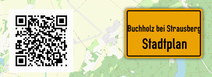 Stadtplan Buchholz bei Strausberg