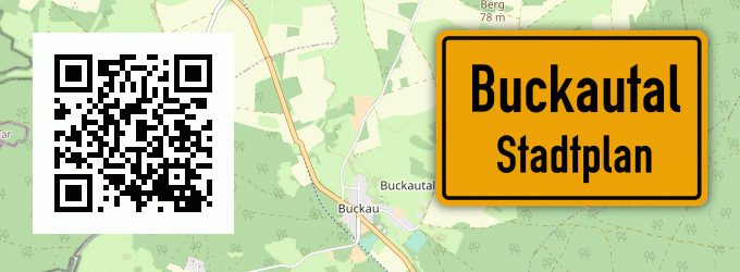 Stadtplan Buckautal