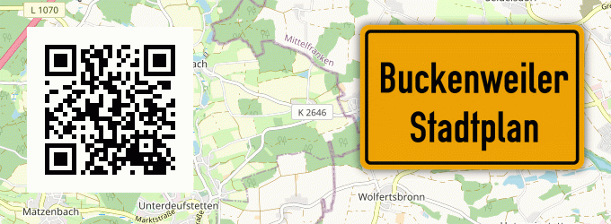 Stadtplan Buckenweiler