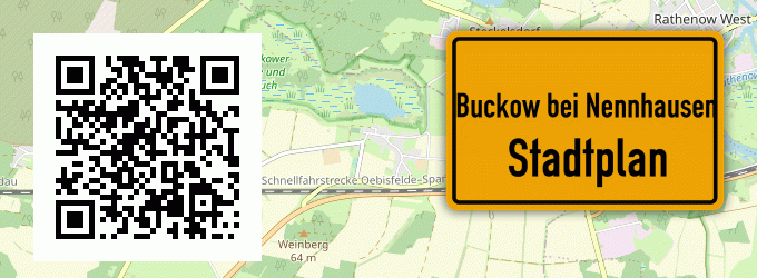 Stadtplan Buckow bei Nennhausen