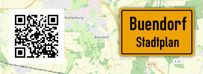 Stadtplan Buendorf