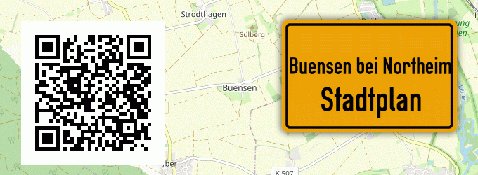 Stadtplan Buensen bei Northeim