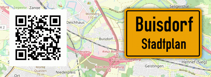 Stadtplan Buisdorf