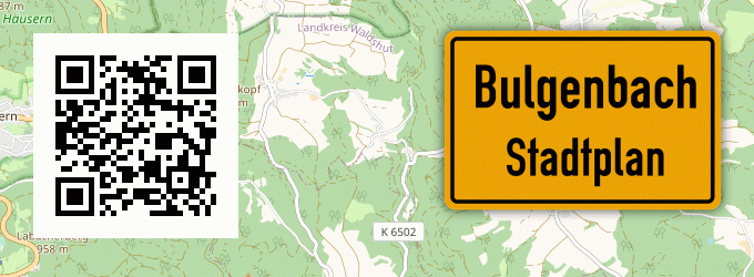 Stadtplan Bulgenbach