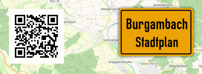 Stadtplan Burgambach