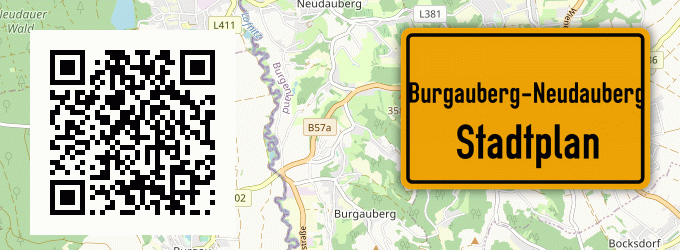 Stadtplan Burgauberg-Neudauberg