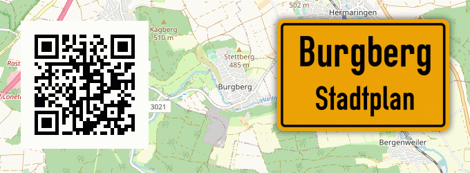 Stadtplan Burgberg