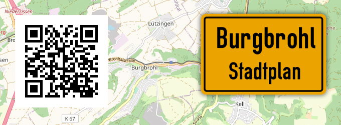 Stadtplan Burgbrohl