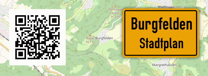 Stadtplan Burgfelden