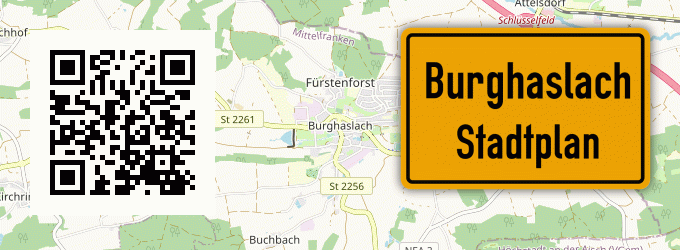 Stadtplan Burghaslach