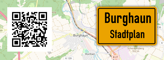 Stadtplan Burghaun