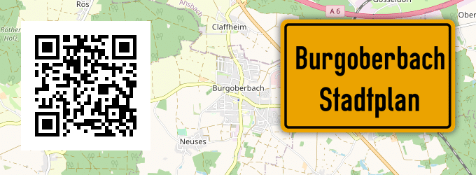 Stadtplan Burgoberbach