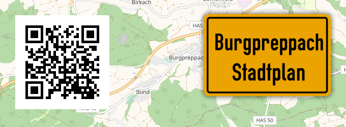 Stadtplan Burgpreppach