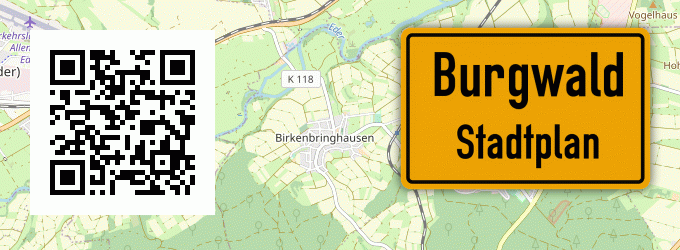 Stadtplan Burgwald, Eder