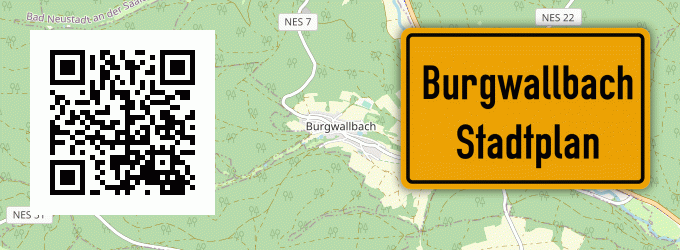 Stadtplan Burgwallbach