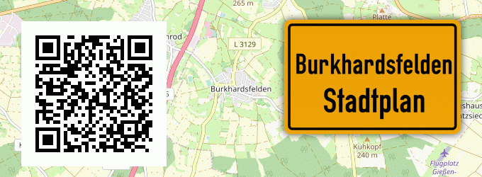 Stadtplan Burkhardsfelden