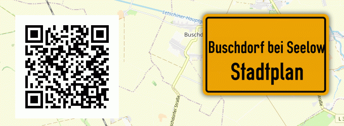 Stadtplan Buschdorf bei Seelow