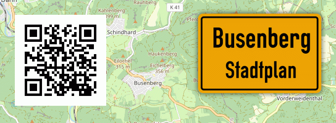Stadtplan Busenberg, Pfalz