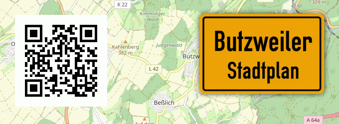 Stadtplan Butzweiler