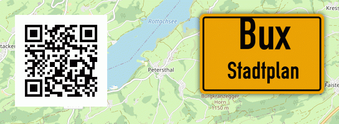 Stadtplan Bux, Allgäu