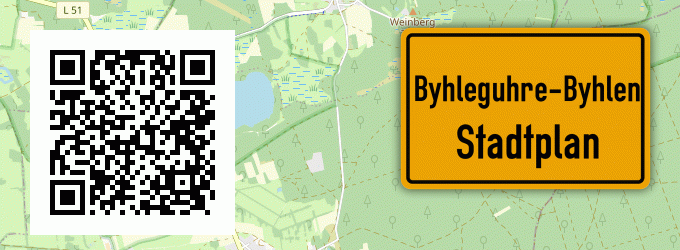 Stadtplan Byhleguhre-Byhlen