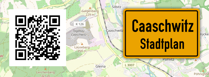 Stadtplan Caaschwitz