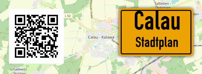 Stadtplan Calau