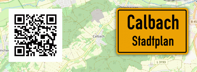 Stadtplan Calbach