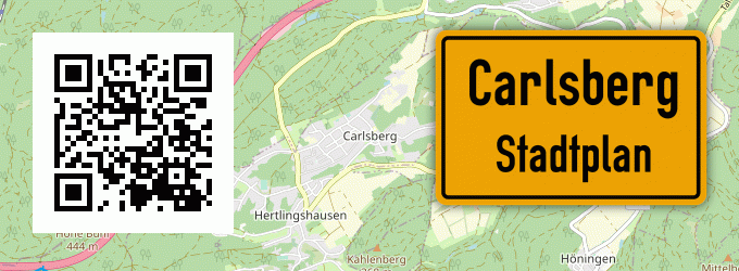 Stadtplan Carlsberg, Pfalz