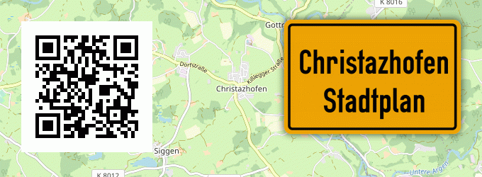 Stadtplan Christazhofen